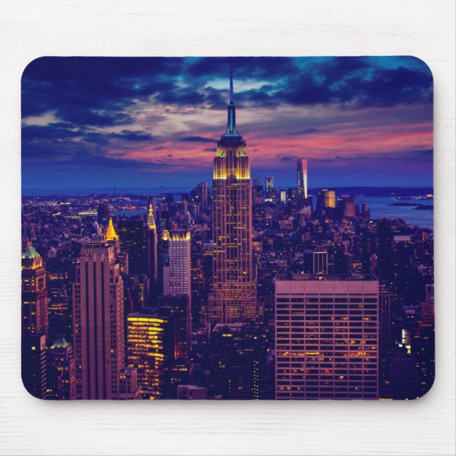 Tapis De Souris La ville de New York la nuit (Devant)
