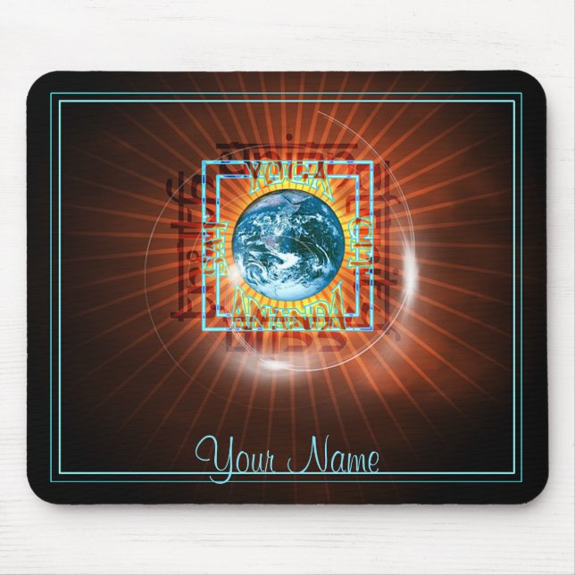 Tapis De Souris La ville de Sat Ananda Mousepad (Devant)