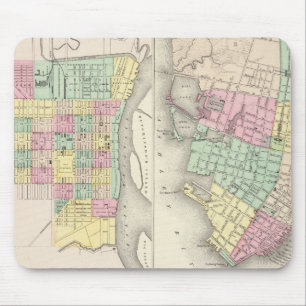 Tapis De Souris La Ville De Savannah Georgia
