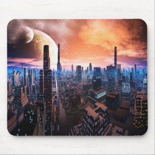 Tapis De Souris La "ville ne dort jamais"