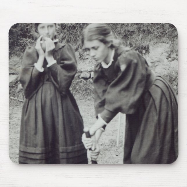 Tapis De Souris La Virginie et Vanessa Stephen, à St Ives, 1894 (Devant)