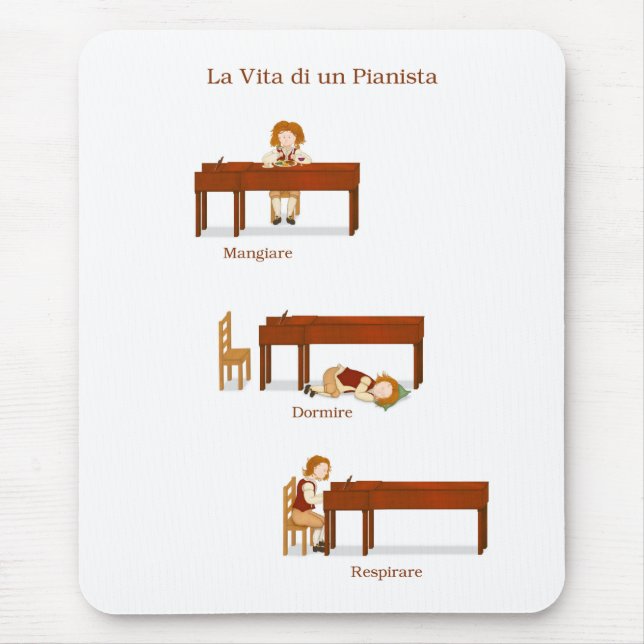 Tapis De Souris La Vita di un Pianista (Devant)