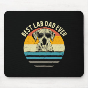 Tapis De Souris Lab Papa Ever Labrador Papa Cadeau Vintage