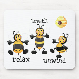 Tapis De Souris L'abeille détendent - souffle - déroulent