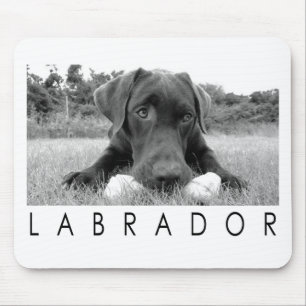 Tapis De Souris Labrador B&W