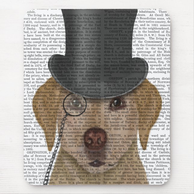 Tapis De Souris Labrador jaune, Hound officiel et Casquette (Devant)