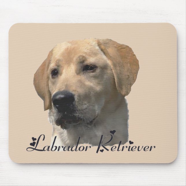 Tapis De Souris Labrador Retriever Cadeaux Laboratoire Jaune (Devant)