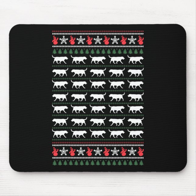 Tapis De Souris Labrador Retriever Joyeux Noël Laide Sweat Do (Devant)