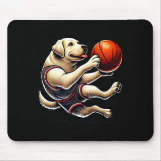 Tapis De Souris Labrador Retriever Tir au Baseball