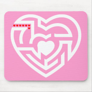 Tapis De Souris labyrinthe d'amour