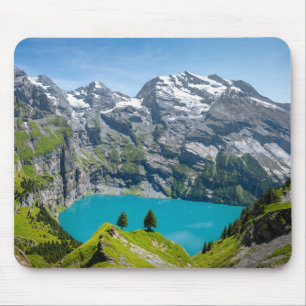 Tapis De Souris Lac alpin Oeschinensee en Suisse