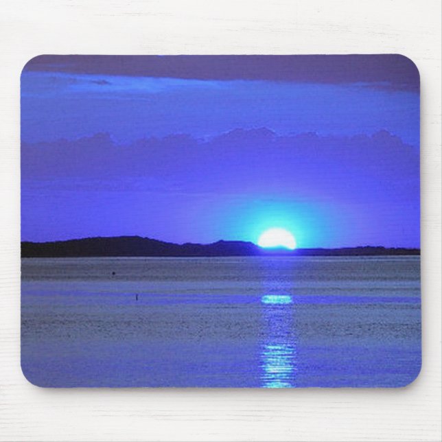 Tapis De Souris lac au coucher du soleil (Devant)
