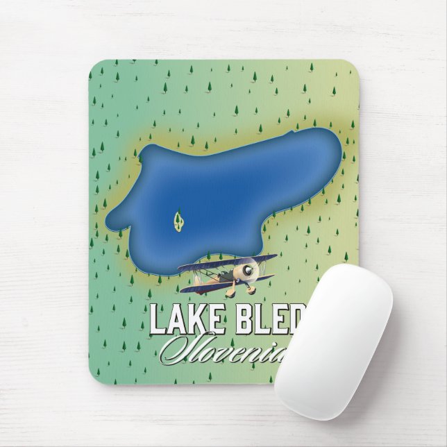 Tapis De Souris Lac Bled Slovénie (Avec souris)