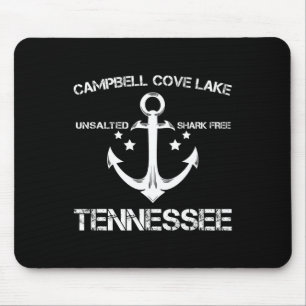 Tapis De Souris Lac Campbell Cove Tennessee Pêche drôle Camping