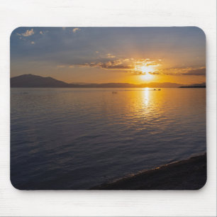 Tapis De Souris lac chapala & montagnes le long de l'horizon au co