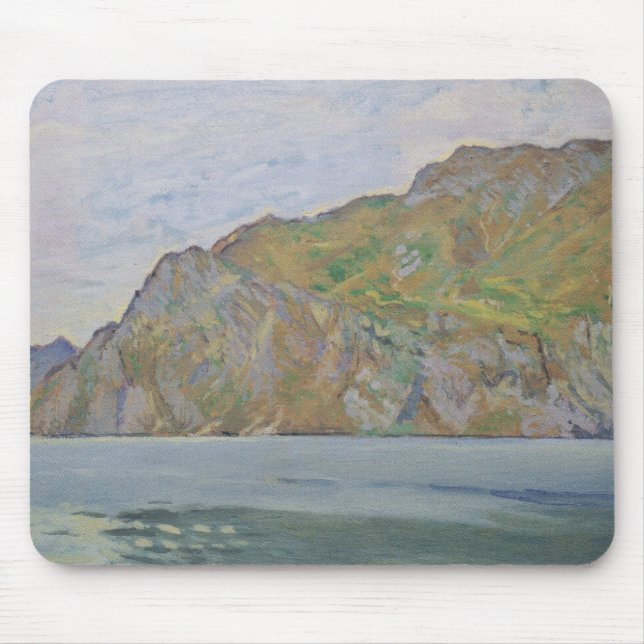 Tapis De Souris Lac de Garde (par Koloman Moser) (Devant)