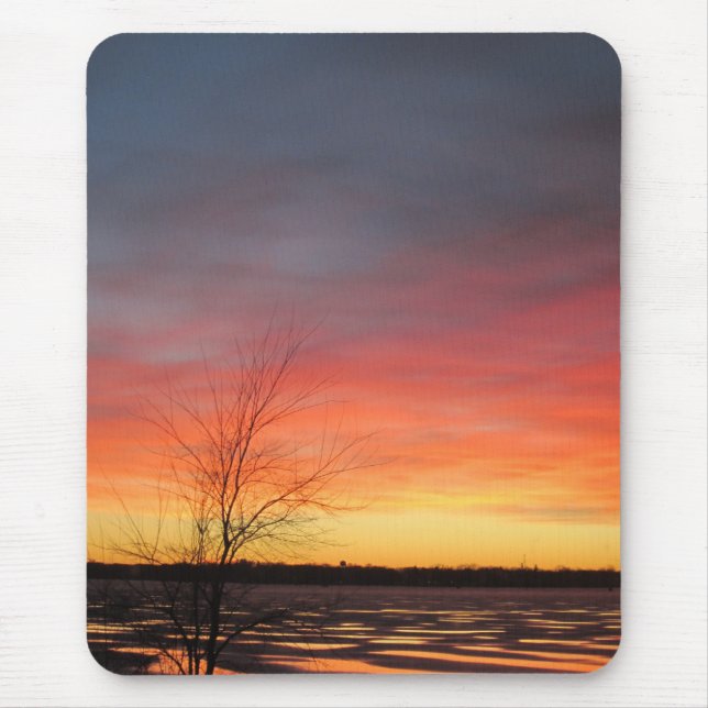 Tapis De Souris Lac de glace Sunset Mousepad (Devant)