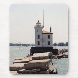 Tapis De Souris Lac Erie Lighthouse