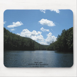 Tapis De Souris lac, été 2010 d'expédition de bateau de