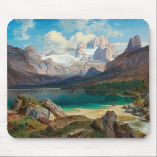Tapis De Souris Lac Gosau Avec Vue Sur Le Massif Dachstein