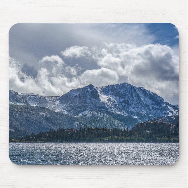 Tapis De Souris Lac June et Carson Peak avec tempête imminente (Devant)