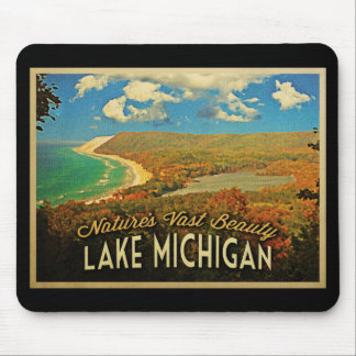 Tapis De Souris Lac Michigan Vintage