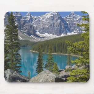Tapis De Souris Lac Moraine, Rocheuses canadiennes, Alberta, Canad