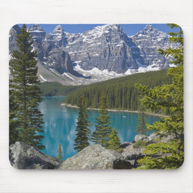 Tapis De Souris Lac Moraine, Rocheuses canadiennes, Alberta, Canad (Devant)