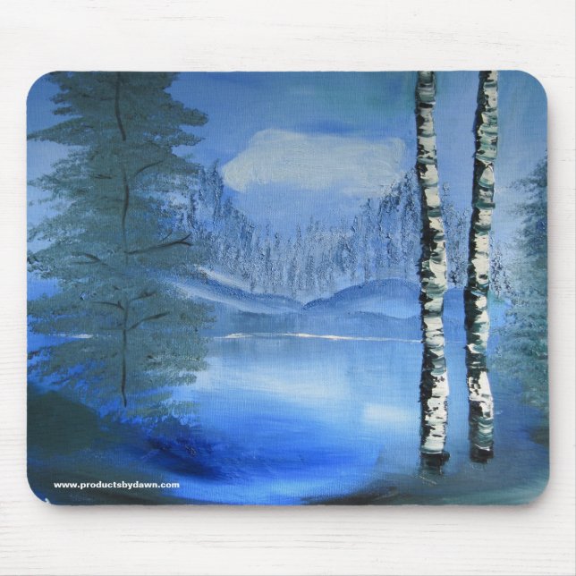 Tapis De Souris Lac paisible Mousepad (Devant)
