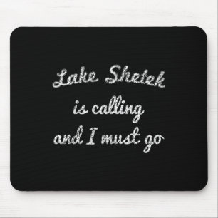Tapis De Souris Lac Shetek Minnesota Pêche drôle Camping Été