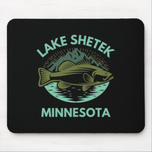 Tapis De Souris Lac Shetek Voyage Minnesota Famille Amour Pêche La