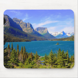 Tapis De Souris Lac st. Mary, parc national de glacier, Montana