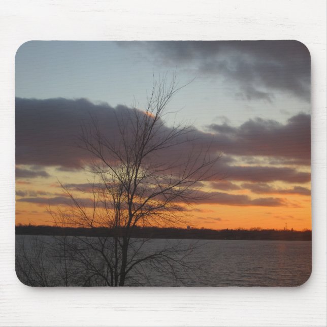 Tapis De Souris Lac Sunset Mousepad (Devant)