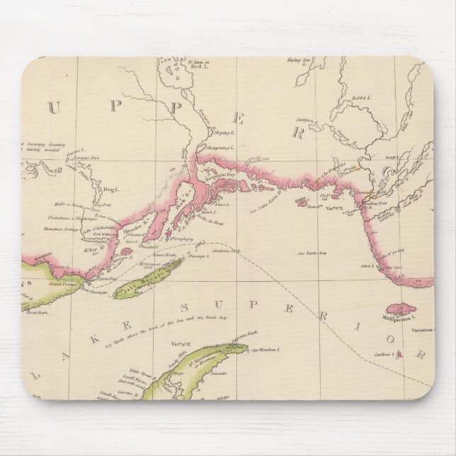 Tapis De Souris Lac Supérieur (Devant)