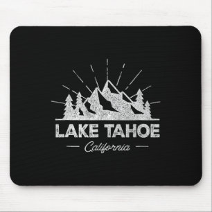 Tapis De Souris Lac Tahoe Californie Ca T Shirt Vintage Randonnée
