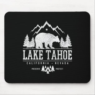 Tapis De Souris Lac Tahoe Californie - Camp de nature Bear Mountai