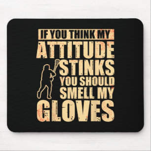 Tapis De Souris Lacrosse Goalie Lacrosse Gants Stick Lax Goalie