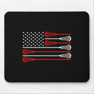 Tapis De Souris Lacrosse Goalie Lacrosse Gants Stick Lax Goalie U