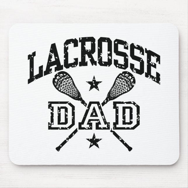Tapis De Souris Lacrosse Papa (Devant)
