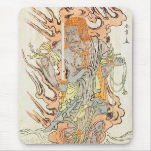 Tapis De Souris L'acteur Ichikawa Danjuro V comme image en pierre