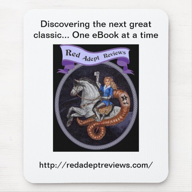 Tapis De Souris L'adepte de rouge passe en revue Mousepad (Devant)