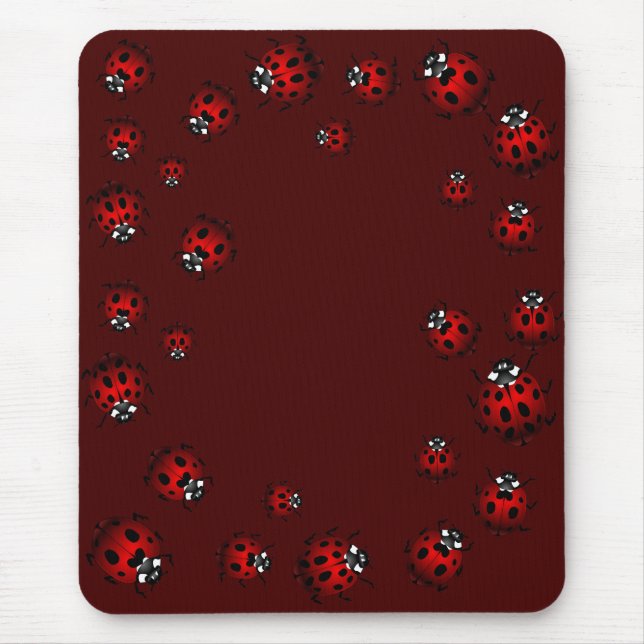 Tapis De Souris Ladybug Art Mousepad Bug Keepsake Ladybug Venin (Devant)