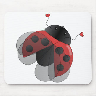 Tapis De Souris Ladybug avec les ailes d'opéra