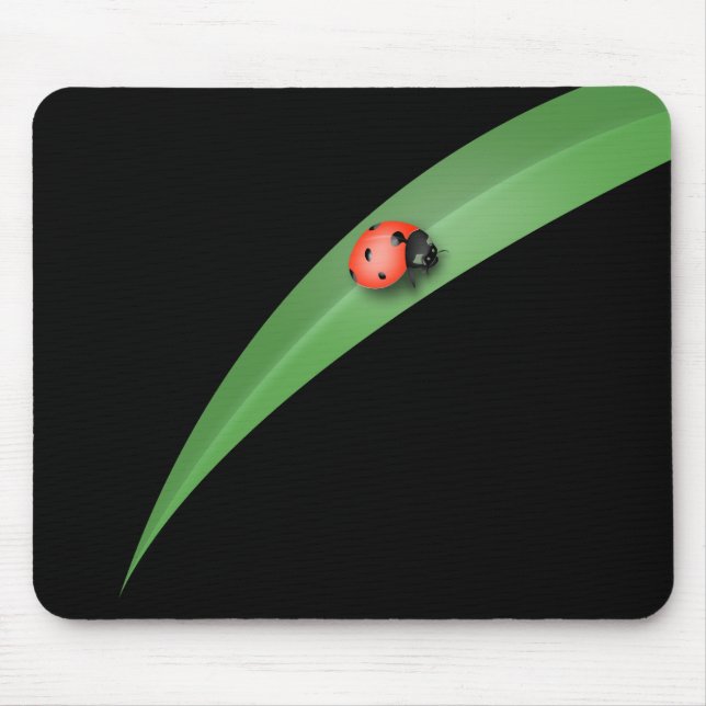 Tapis De Souris Ladybug Leaf (Devant)