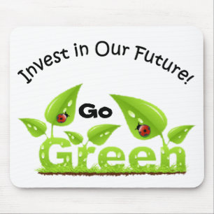 Tapis De Souris Ladybug Think Green