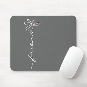 Tapis De Souris Ladybugs sur Doddle Daisy On Grey