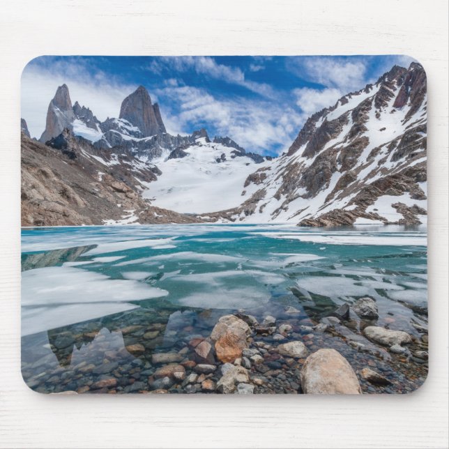 Tapis De Souris Laguna De Los Tres et bâti Fitzroy (Devant)