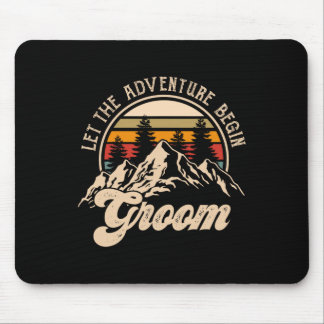 Tapis De Souris Laisser Aventure Commencer Groom Couples Matching