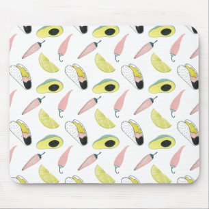 Tapis De Souris Laissez-nous taco au sujet de cercle d'élément de