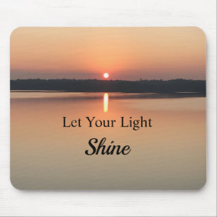 Tapis De Souris Laissez Votre Citation Inspirationnelle Brillante